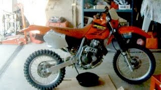 Honda XR400 Tear Down Time Lapse [upl. by Shatzer]