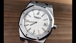 Audemars Piguet Royal Oak quotJumboquot ExtraThin 15202STOO0944ST01 Audemars Piguet Watch Review [upl. by Porcia]