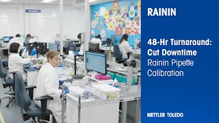 Pipette Calibration  48Hour Turnaround  Service Any Pipette Brand  Rainin  METTLER TOLEDO [upl. by Enicul797]