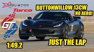 Buttonwillow 13CW  1492  C7 Corvette  No aero [upl. by Arymat]