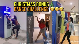 Christmas Bonus Dance Challenge in ATM Compilation tiktokdance tiktokchallenge tiktoktrending [upl. by Colton]