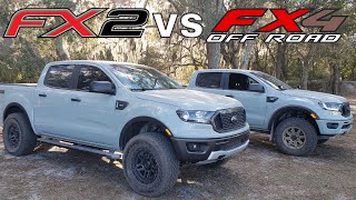 Ford Ranger FX2 VS FX4 Offroading [upl. by Areit]