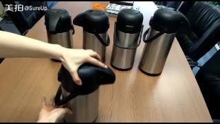 test vacuum flaskthermos pot airpot water potfrom sure upChina factory [upl. by Ocirred]