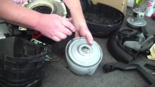 How To Replace The Motor In A Wertheim 5035 Vacuum Cleaner  How To Fix The Grinding Motor Sound [upl. by Yetak713]