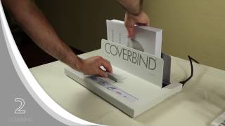 Coverbind 5000 HowTo Bind wider spine width documents [upl. by Nilrev]