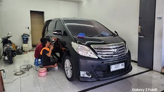 Proses Glowing Alphard G CBU 2012 Rare Item [upl. by Atteniuq]