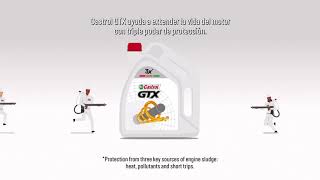 Castrol GTX® Prolonga ♻️ la VIDA 💚 de tu MOTOR ⚙️ [upl. by Reseda]