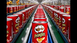 How Pringles Are Made In The Factory  Factory Process Engineering [upl. by Lesnah]