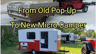 Foam Micro Camper Build  Start to Finish camper [upl. by Eniffit]