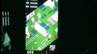 SUPER ZAXXON HQ ARCADE ORIGINAL GAME BOARD [upl. by Aerdnod975]