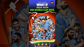 What would have happened if India had won the ODI World Cup 2023 [upl. by Nnyletak]