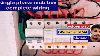 Single pole MCB and DP MCB full connection in mcb box  MCB connection  mcb wiring connection [upl. by Kcirre]