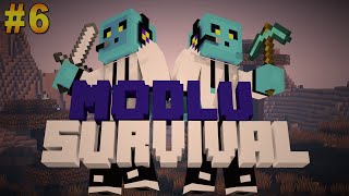 Minecraft Modlu Survival Bölüm 6  Nether [upl. by Allertse]