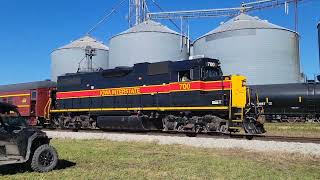 The Marengo Fire Department Fundraiser Ride on the Iowa Interstate in October 2023 [upl. by Persson]