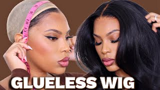 HOW TO MAAKE A GLUELESS WIG  ELASTIC BAND METHOD [upl. by Alak]