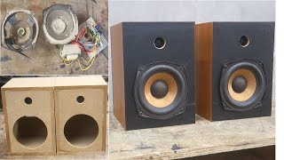 Restore and rebuild Edifier speaker cabinets  Edifier speaker cabinet design [upl. by Marutani967]