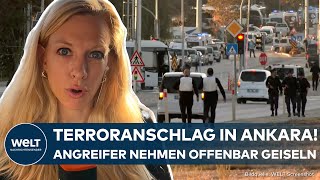 TERRORANSCHLAG IN ANKARA Mehrere Tote und Verletzte nach Explosionen und Schüssen – Das wissen wir [upl. by Otrebilif]