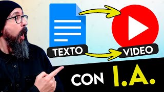 Como pasar de TEXTO a VIDEO con INTELIGENCIA ARTIFICIAL  TUTORIAL  FÁCIL Y RÁPIDO [upl. by Creath988]