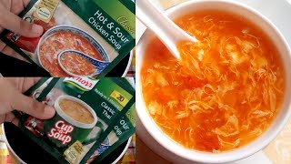 Knorr Soup Hot amp Sour Chicken with mix Thai Soup  Easy to cook very tasty to eat [upl. by Suchta]