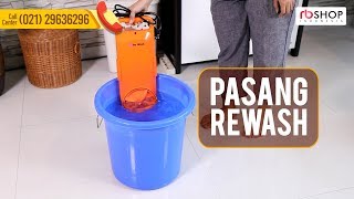 Cara Memasang ReWash amp ReClean Mesin Cuci Portable Hemat amp Praktis [upl. by Saunderson395]