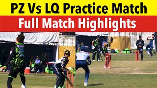 Peshawar Zalmi Vs Lahore Qalandars Practice Match Highlights [upl. by Nuarb341]