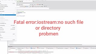 Fatal erroriostreamno such fileor directory in code block app problem [upl. by Eerual]