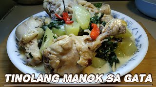 TINOLANG MANOK SA GATA PINOY RECIPEtinolangmanok gata recipe trending youtube [upl. by Oneg]