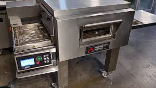 Moretti Forni conveyor oven pizza [upl. by Eadahs117]