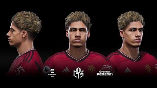 PES 2021 Raphael Varane Face 2023 Manchester United eFootball Best Patch [upl. by Emanuela]