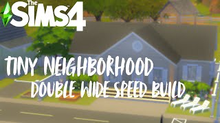 Mobile Home  SIMS 4 NEIGHBORHOOD SPEED BUILD  RELAXING BUILD  MUSIC ONLY [upl. by Nnylyaj]