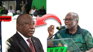 MK President Jacob Zuma Slams Ramaphosa speaking  Inanda yesterday where he visited Inkosi yamaQadi [upl. by Leirvag]