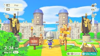 Animal Crossing New Horizons  Epic Medieval Island Tour [upl. by Croner965]