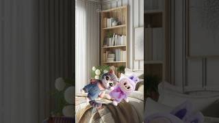 Boneka labubu hantu cat edit funny comedy [upl. by Fayette478]