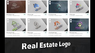 Real estate logo [upl. by Airrej]