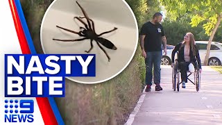 Mother of four has leg amputated after spider bite  9 News Australia [upl. by Arbuckle]