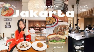 Jakarta Vlog 🇮🇩 part 4  WHAT I EAT IN A WEEK Jakartas Tsujihan SUMA Kemang amp PIK engindo [upl. by Cinimod535]