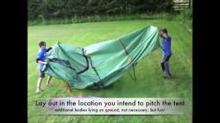 Vango Trekking Tunnel Tent Pitching Instructions [upl. by Gove]