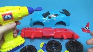 또봇 공구놀이 Y세트 개봉 자이언트 Y자동차와 전동공구가 들어있어요 Tobot tools toy [upl. by Pollerd]