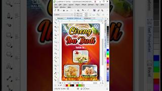 Banner Design belajarcoreldraw tutorial tutorialcoreldrawpemula templatedesign bannerdesign [upl. by Thad449]