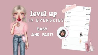 Level up in everskies EASY AND FAST ♡ [upl. by Iene]