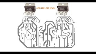 how to make 200 watts amplifier [upl. by Mellman]