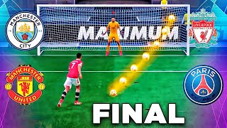 A FINAL DO CAMPEONATO DA CHAMPIONS LEAGUE DE PENALTIS  FIFA 22 [upl. by Hewet]