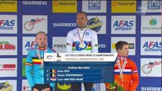 Sven Nys wordt voor de 2de maal Wereldkampioen in Louisville USA 2013 [upl. by Einuj]