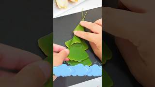 How make leaf 🍃 art viralshort shorts tonniartandcraft art [upl. by Ricker]