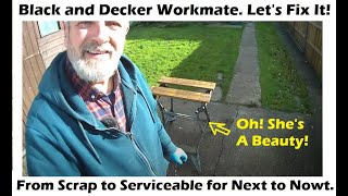 Black and Decker Workmate Restoration Saved from Scrap BampD Classic Tool Rescue [upl. by Hollington]