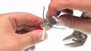 Cut the Limits  How to Wire the shielded RampM Cat 6A Jack in 3 Minutes [upl. by Donough]