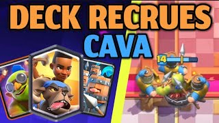 Un DECK RECRUES CAVABÉLIER Masterclass  sur Clash Royale [upl. by Ruffin148]