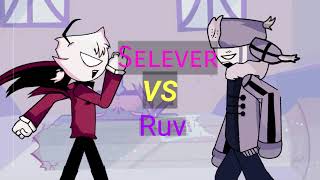 Selever vs Ruv FnF animationCasanovaMid fight Masses mod [upl. by Udele449]