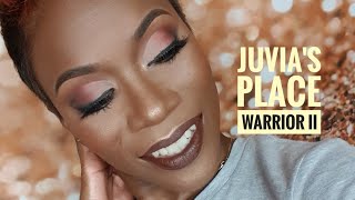 Juvias Place WARRIOR 2 PALETTE  MAKEUP BY SHARZ [upl. by Annauqal]