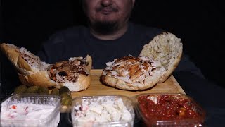 ASMR MUKBANG Tombik ve Ekmek Arası Döner neromasmr [upl. by Heyde]